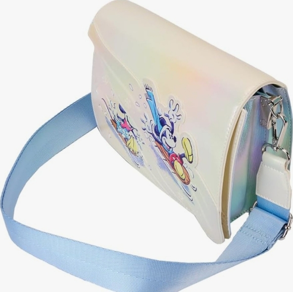Loungefly Disney Mickey and Friends Winter Wonderland Crossbody Bag - Picture 9 of 9